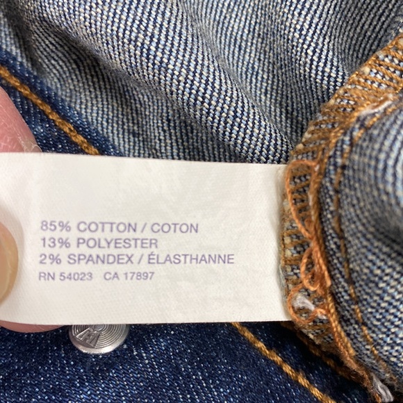 Gap Jean Jacket, Women’s Classic Fit XS, Dark Blue - Picture 13 of 13